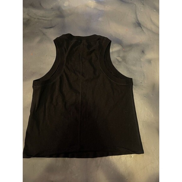 Rag and Bone Jean  Sz XS Essential Sleeveless Crew Neck Black Tank Top Women’s - Picture 3 of 7